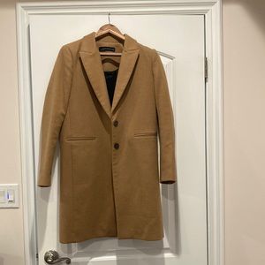ZARA Fitted Wool Blend Coat